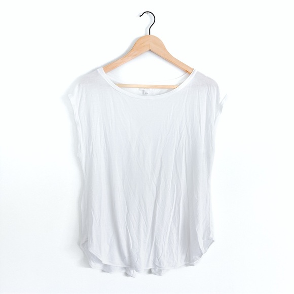 Aritzia Wilfred Anvers T-Shirt Bright White - Size Small - Picture 1 of 6